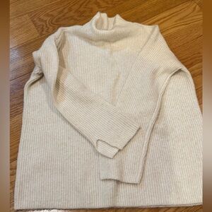 LOFT Cream Turtleneck Sweater